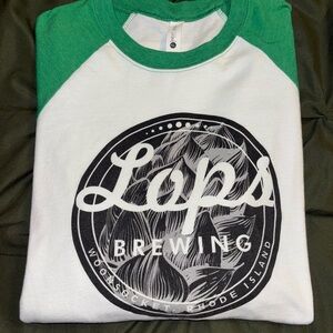 Lops Brewing Raglan Baseball Tee – Size S (Oversized Fit)